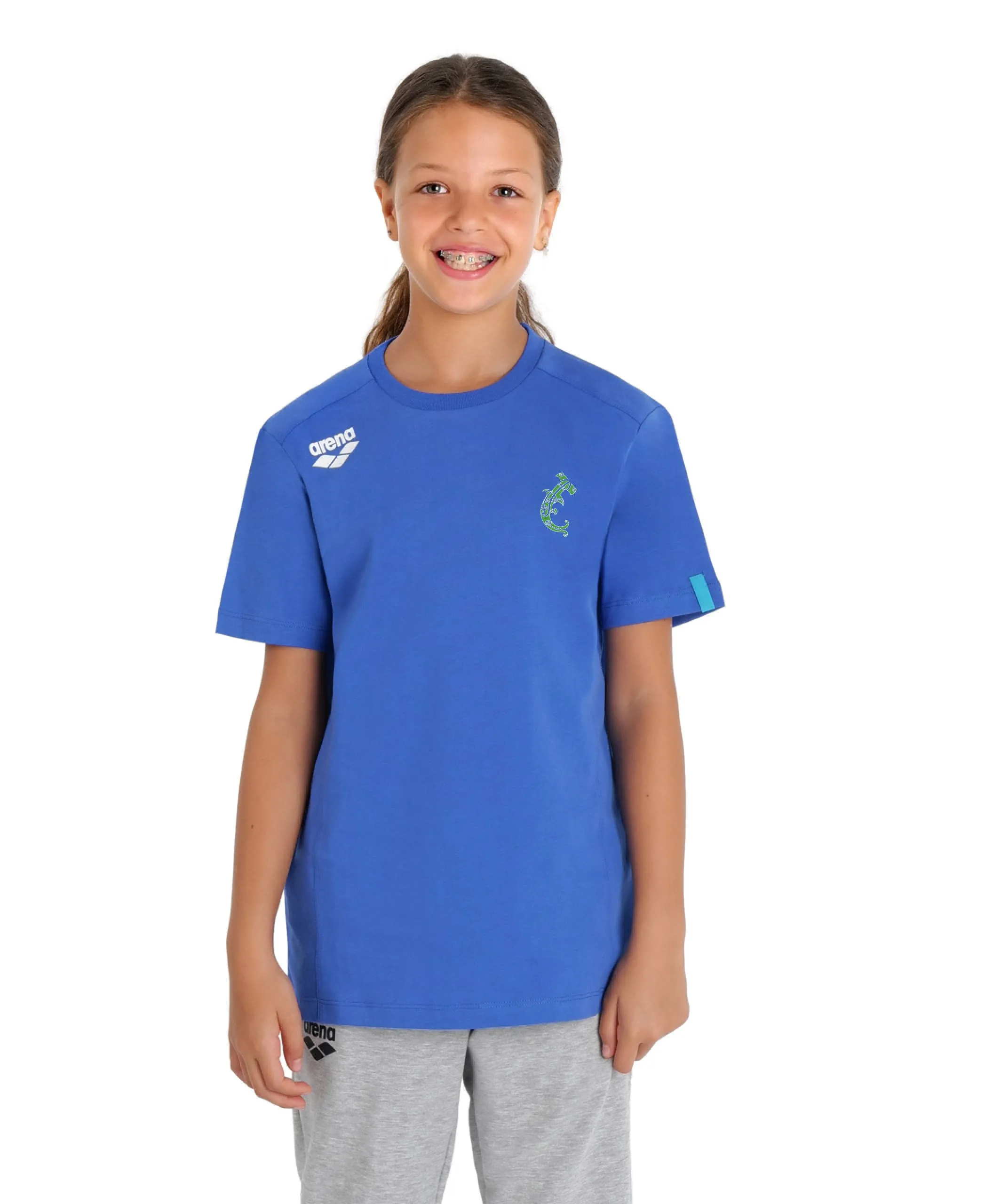 Te Arawa Jr Panel T-Shirt - Royal