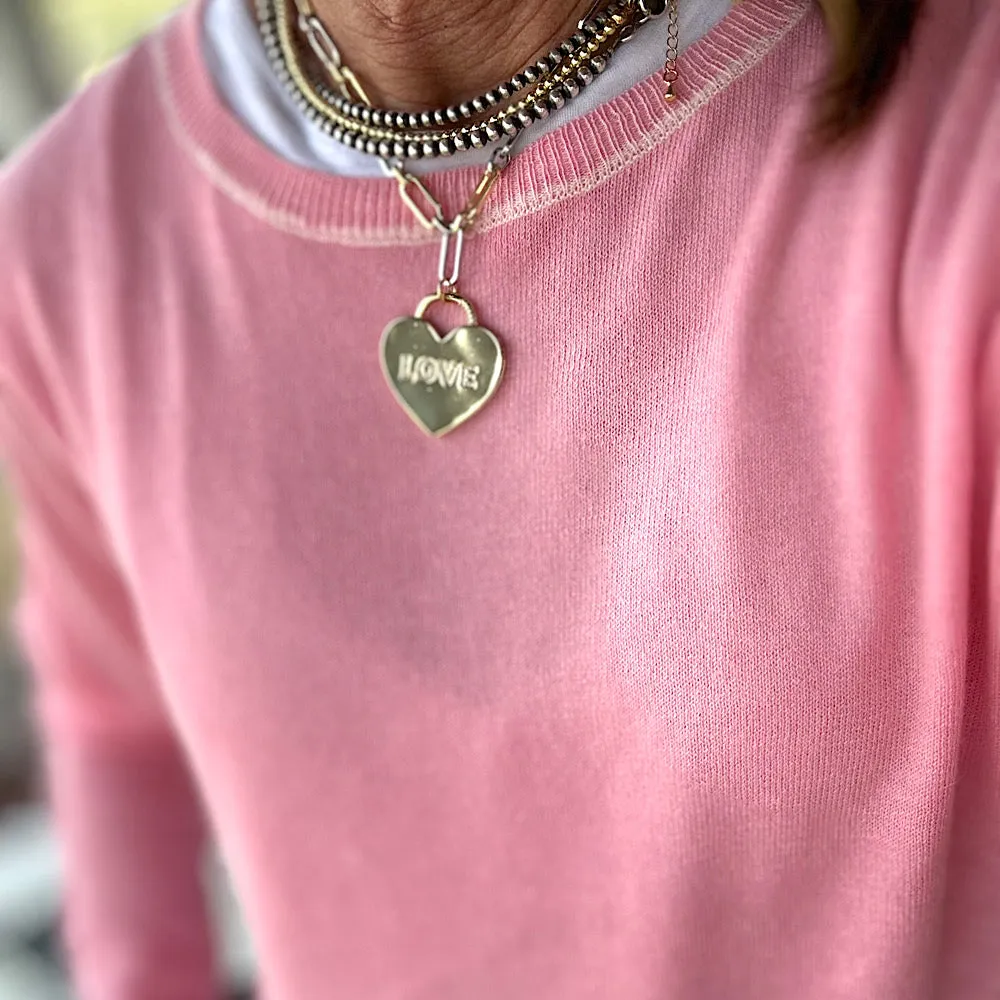 Tee lined Sweater