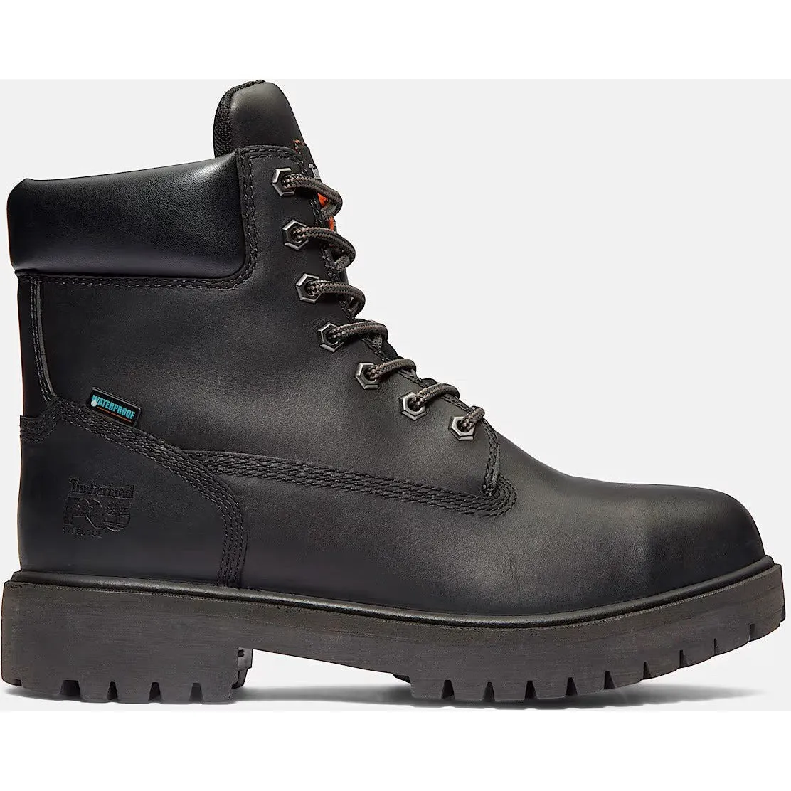 Timberland Pro Men's Direct Attach 6" Steel Toe Waterproof Work Boot- Black- TB126038001