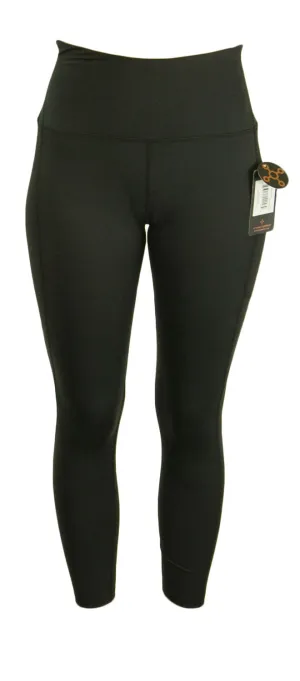 TOMMIE COPPER Women's Lower Back Support Leggings, Black