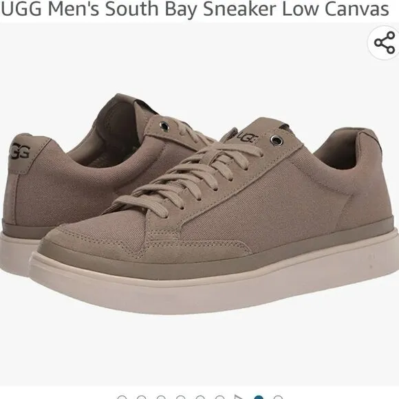 UGG men's South Bay Sneakers  Low Canvas, size 9