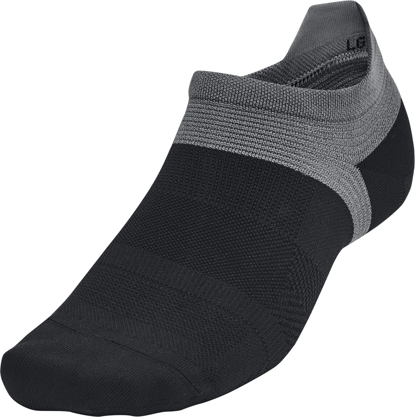 Under Armour ArmourDry Run Lite (3 Pack) No Show Running Socks - Black