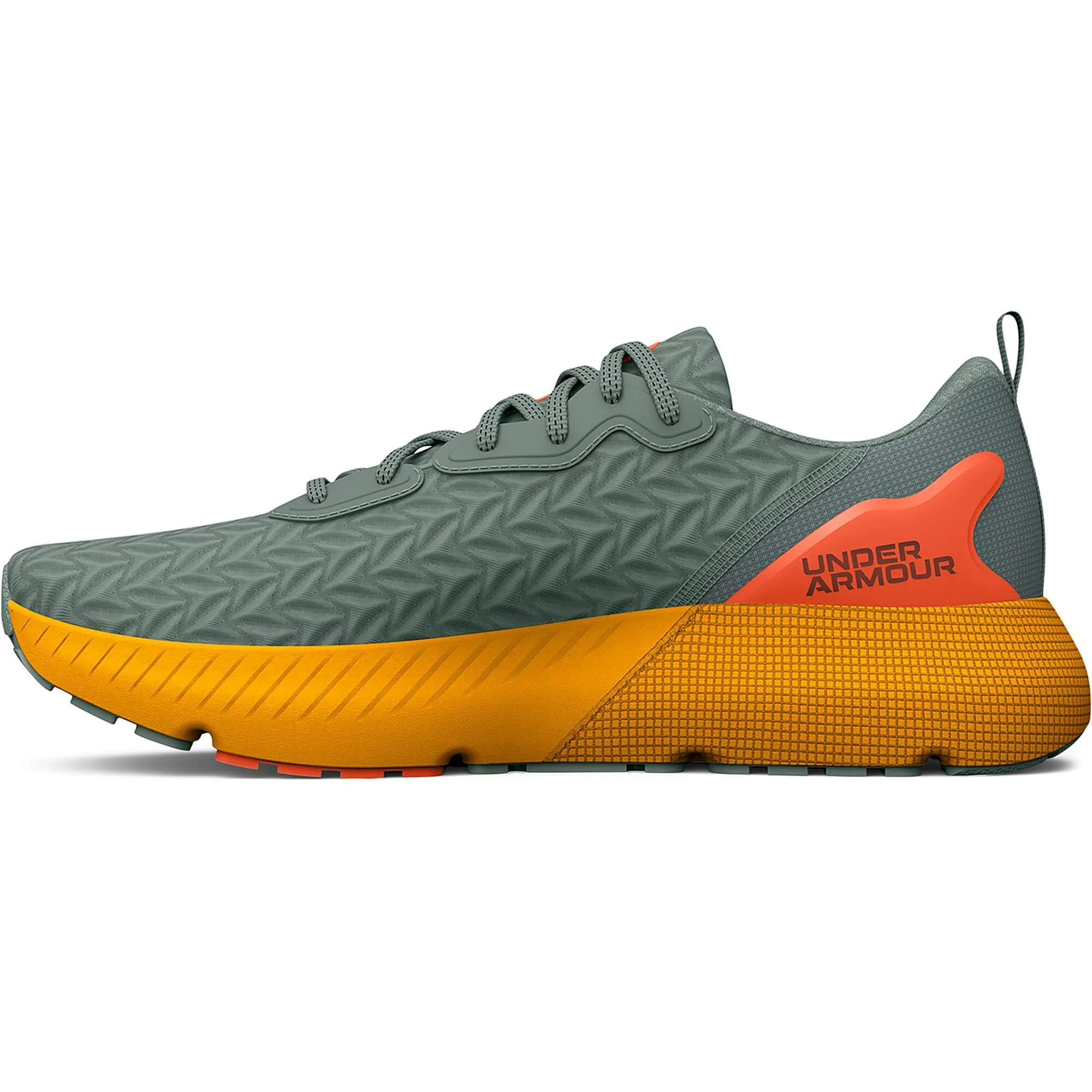 Under Armour Men's UA HOVR™ Mega 3 Clone Running Shoes Opal Green / Orange Shock