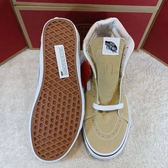 Vans Men's 8/Women's 9.5 Sk8-Hi Taos Taupe/True White VN0A32QGYUU