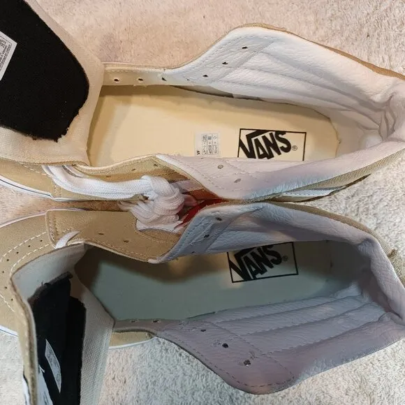 Vans Men's 8/Women's 9.5 Sk8-Hi Taos Taupe/True White VN0A32QGYUU