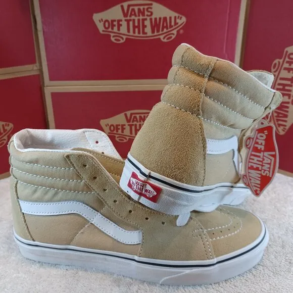 Vans Men's 8/Women's 9.5 Sk8-Hi Taos Taupe/True White VN0A32QGYUU