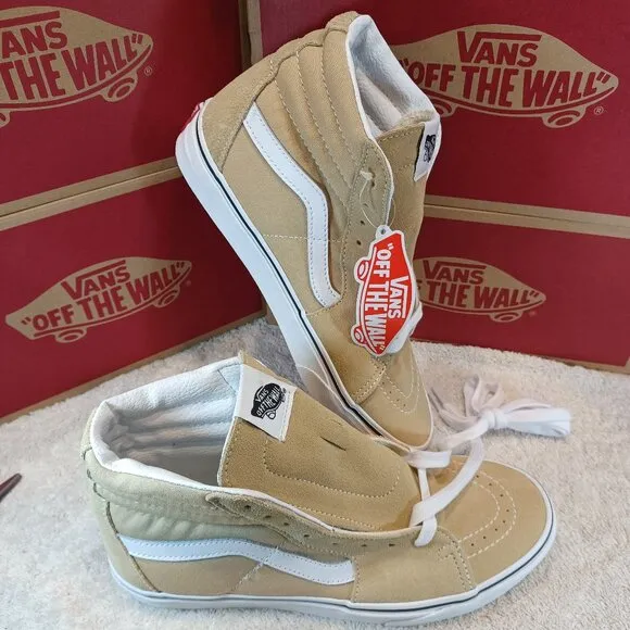 Vans Men's 8/Women's 9.5 Sk8-Hi Taos Taupe/True White VN0A32QGYUU