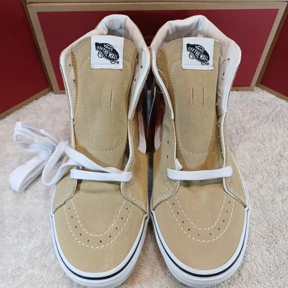 Vans Men's 8/Women's 9.5 Sk8-Hi Taos Taupe/True White VN0A32QGYUU
