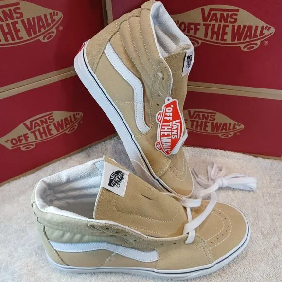 Vans Men's 8/Women's 9.5 Sk8-Hi Taos Taupe/True White VN0A32QGYUU