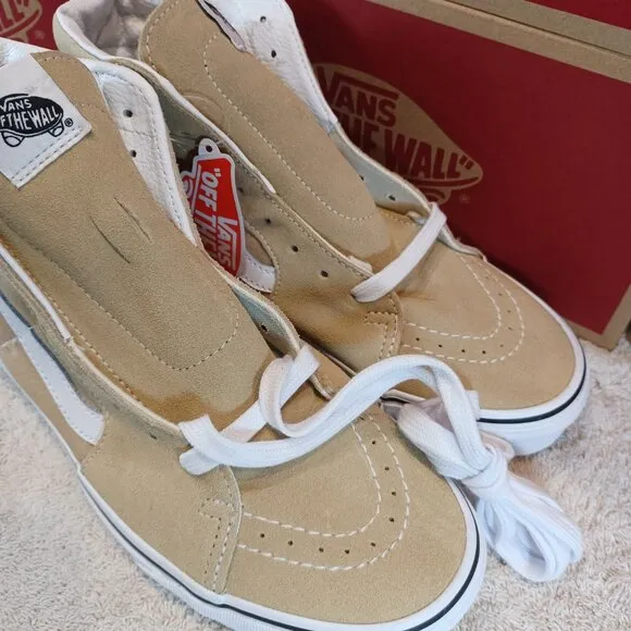 Vans Men's 8/Women's 9.5 Sk8-Hi Taos Taupe/True White VN0A32QGYUU