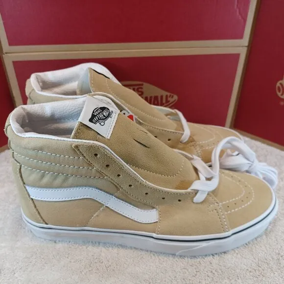 Vans Men's 8/Women's 9.5 Sk8-Hi Taos Taupe/True White VN0A32QGYUU
