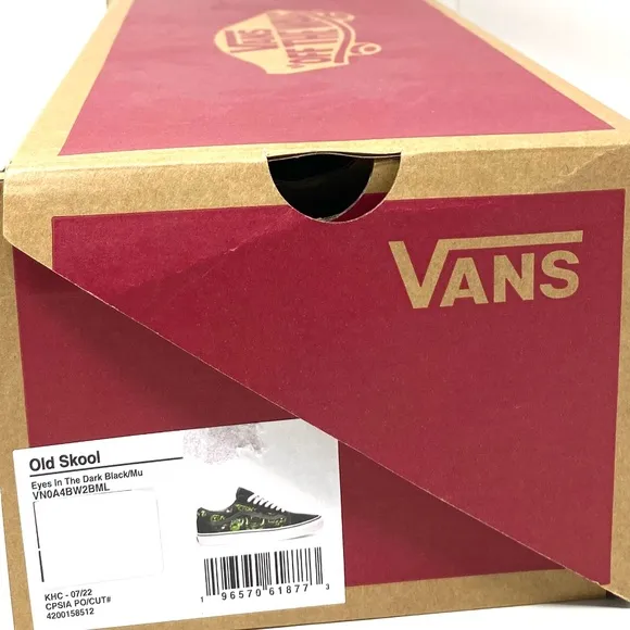 VANS Old Skool Low Top Black Green Suede Canvas Men’s Size Sneakers VN0A4BW2BML