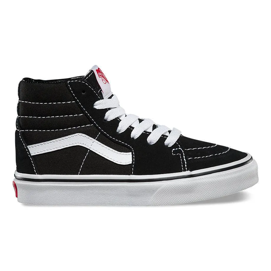 VANS Youth Sk8-Hi Black/True White