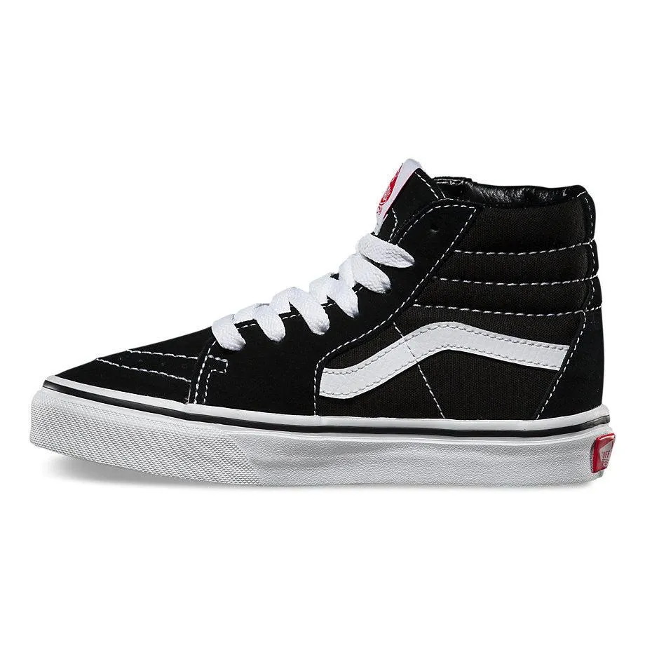 VANS Youth Sk8-Hi Black/True White