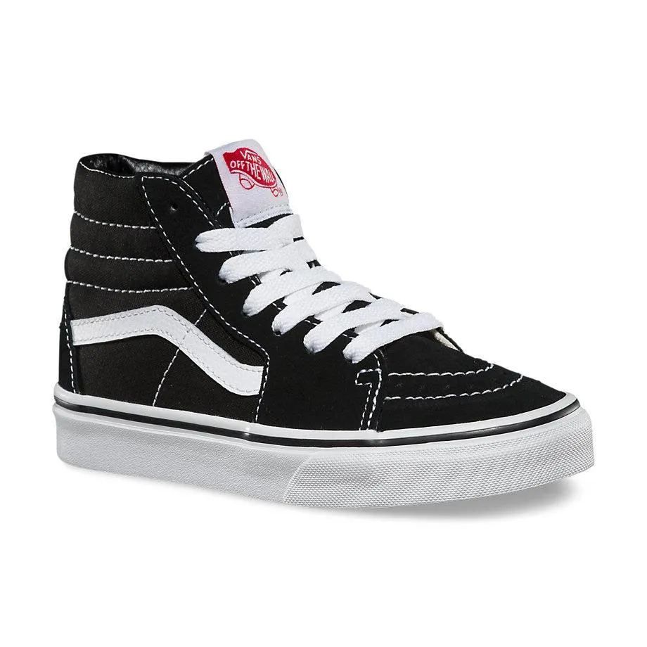 VANS Youth Sk8-Hi Black/True White