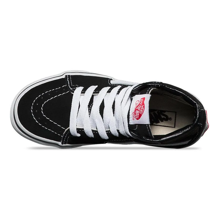 VANS Youth Sk8-Hi Black/True White