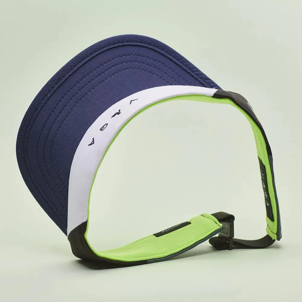 Vista Visor  Navy / White / Dusk Grey / Neon Yellow