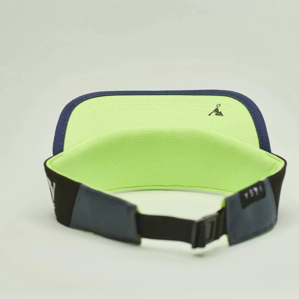Vista Visor  Navy / White / Dusk Grey / Neon Yellow