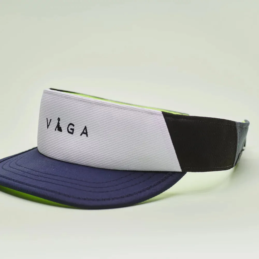 Vista Visor  Navy / White / Dusk Grey / Neon Yellow