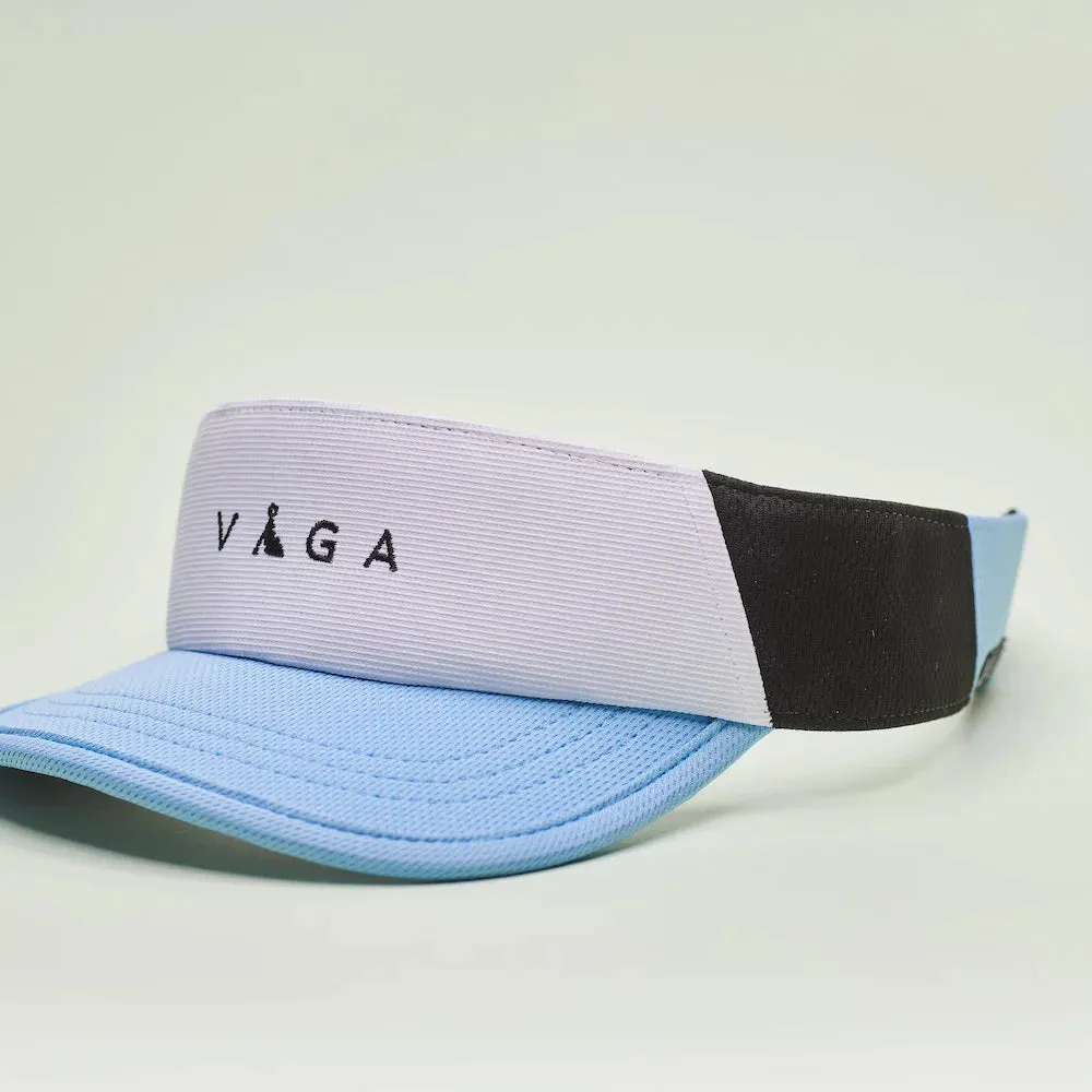 Vista Visor  White / Sky Blue / Navy