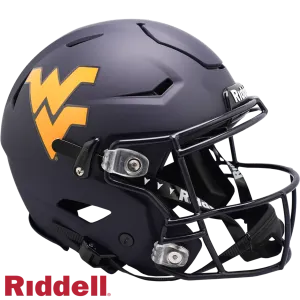 West Virginia Mountaineers Helmet Riddell Authentic Full Size SpeedFlex Style Satin