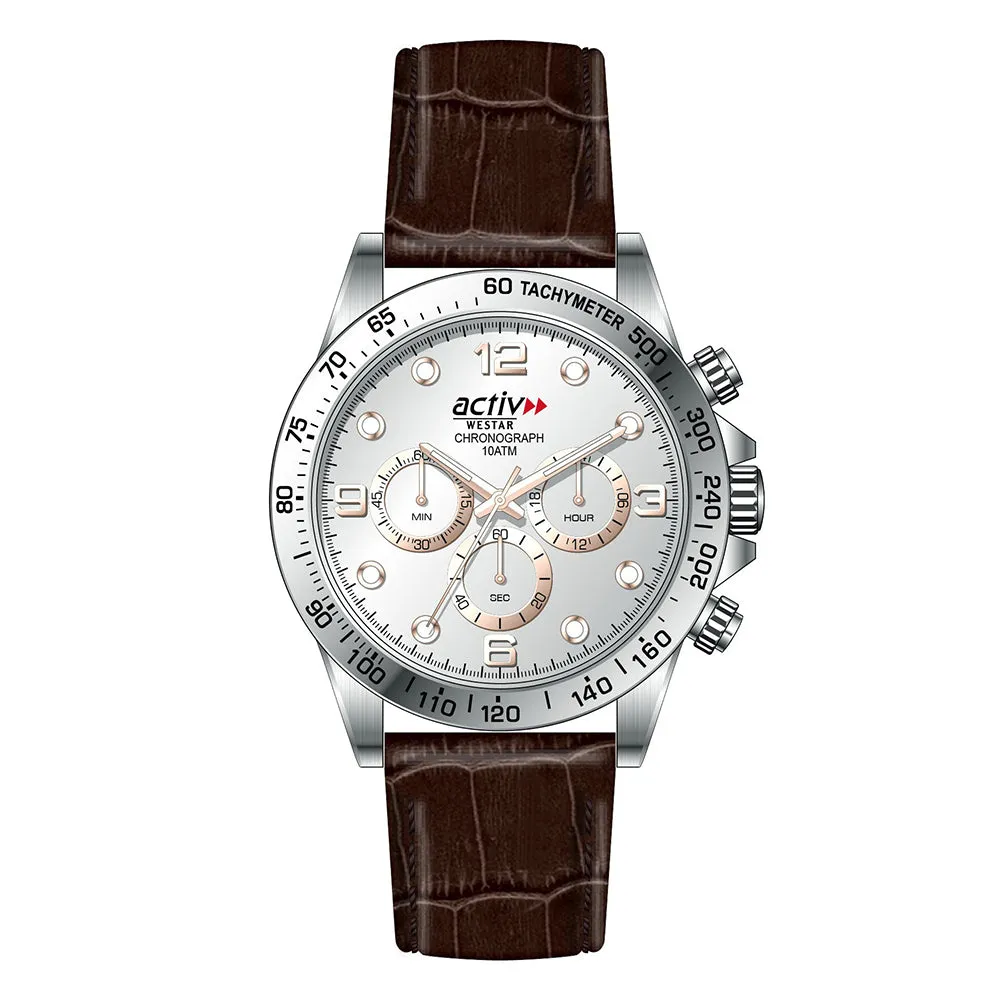 Westar Activ Gents Casual Sports Quartz Watch - 90273STN627