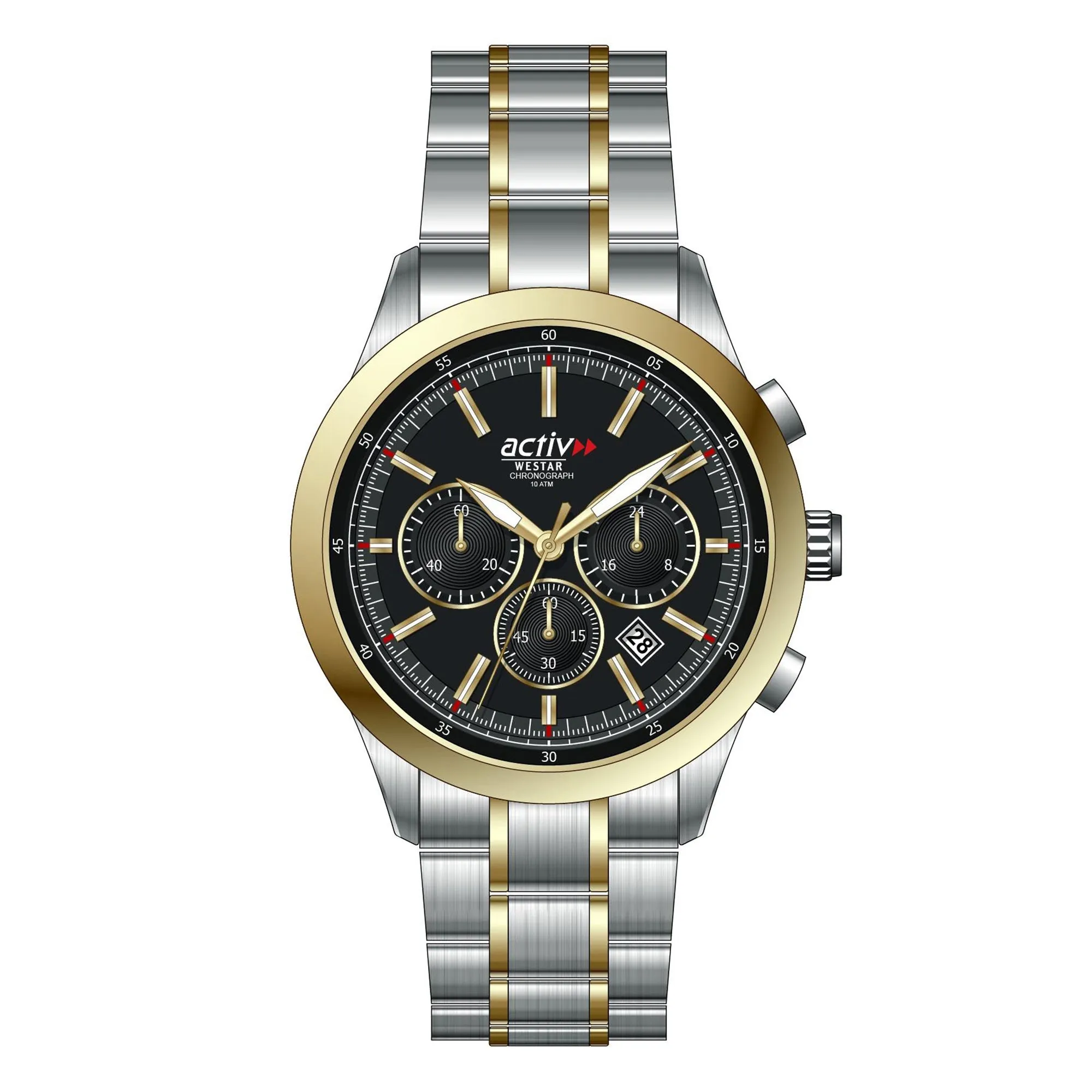 Westar Activ Men's Casual Sports Quartz Watch