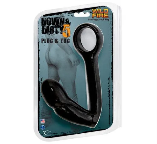 Wildfire Down and Dirty 5 Plug and Tug - Ass Plug  and Cock Ring