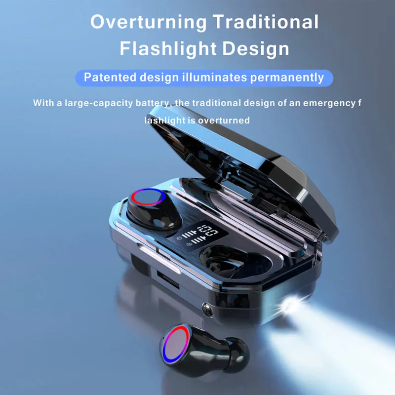 Wireless Bluetooth Earphone with Microphone Sports Waterproof Wireless Headphones