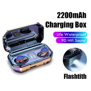 Wireless Bluetooth Earphone with Microphone Sports Waterproof Wireless Headphones