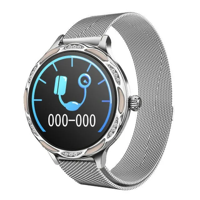 Women IP68 sports Wristwatch  Bluetooth Watch Bracelet