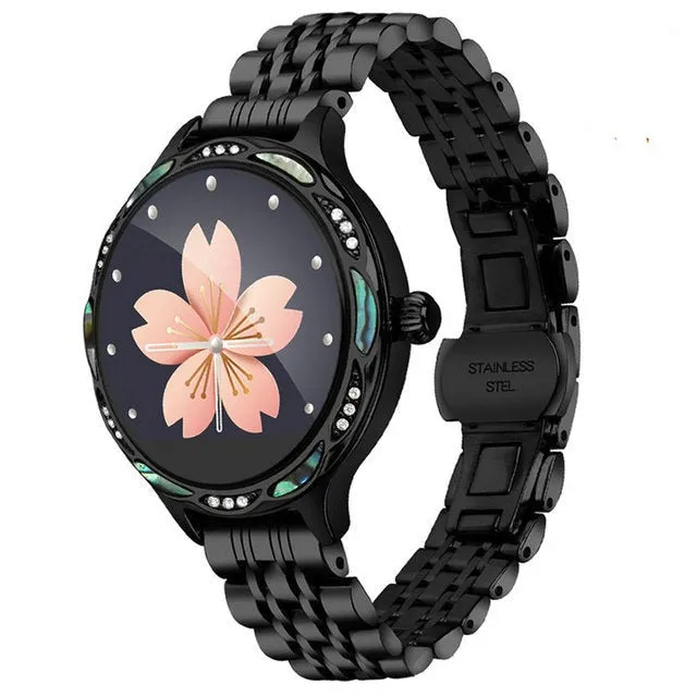 Women IP68 sports Wristwatch  Bluetooth Watch Bracelet