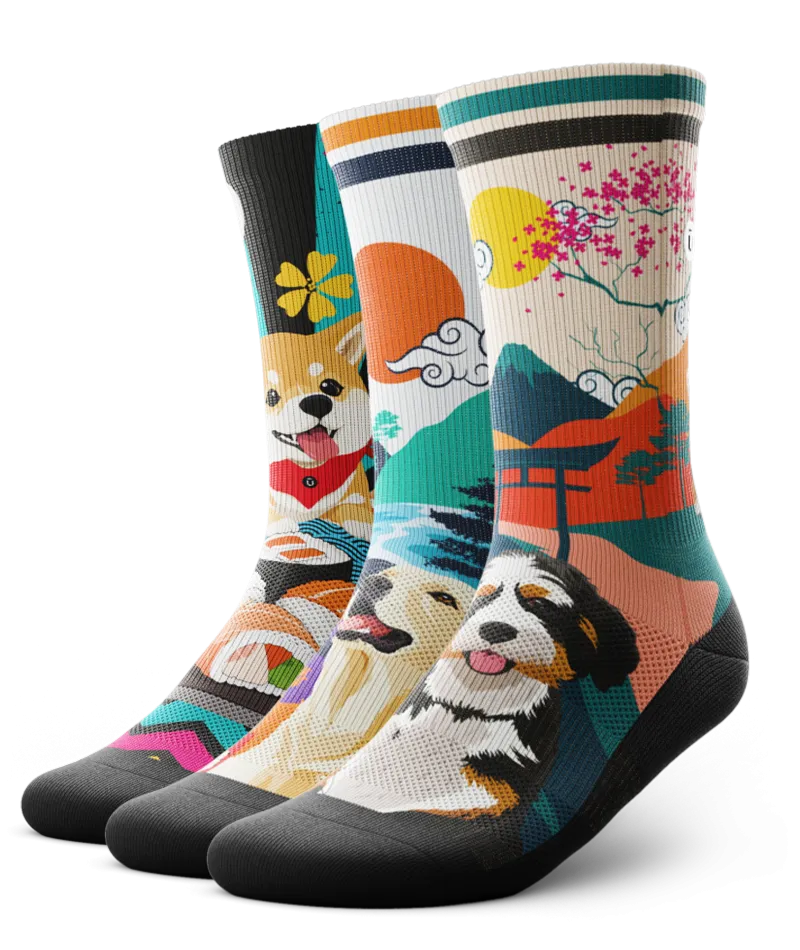 Woof Crew Sock 3-Pack