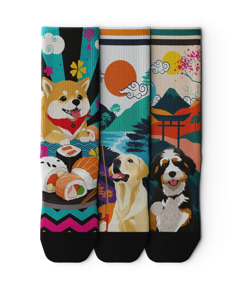 Woof Crew Sock 3-Pack
