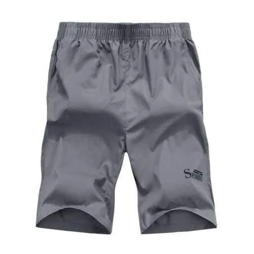 Zipper Pocket Sports Casual Shorts - Deep Gray 2xl