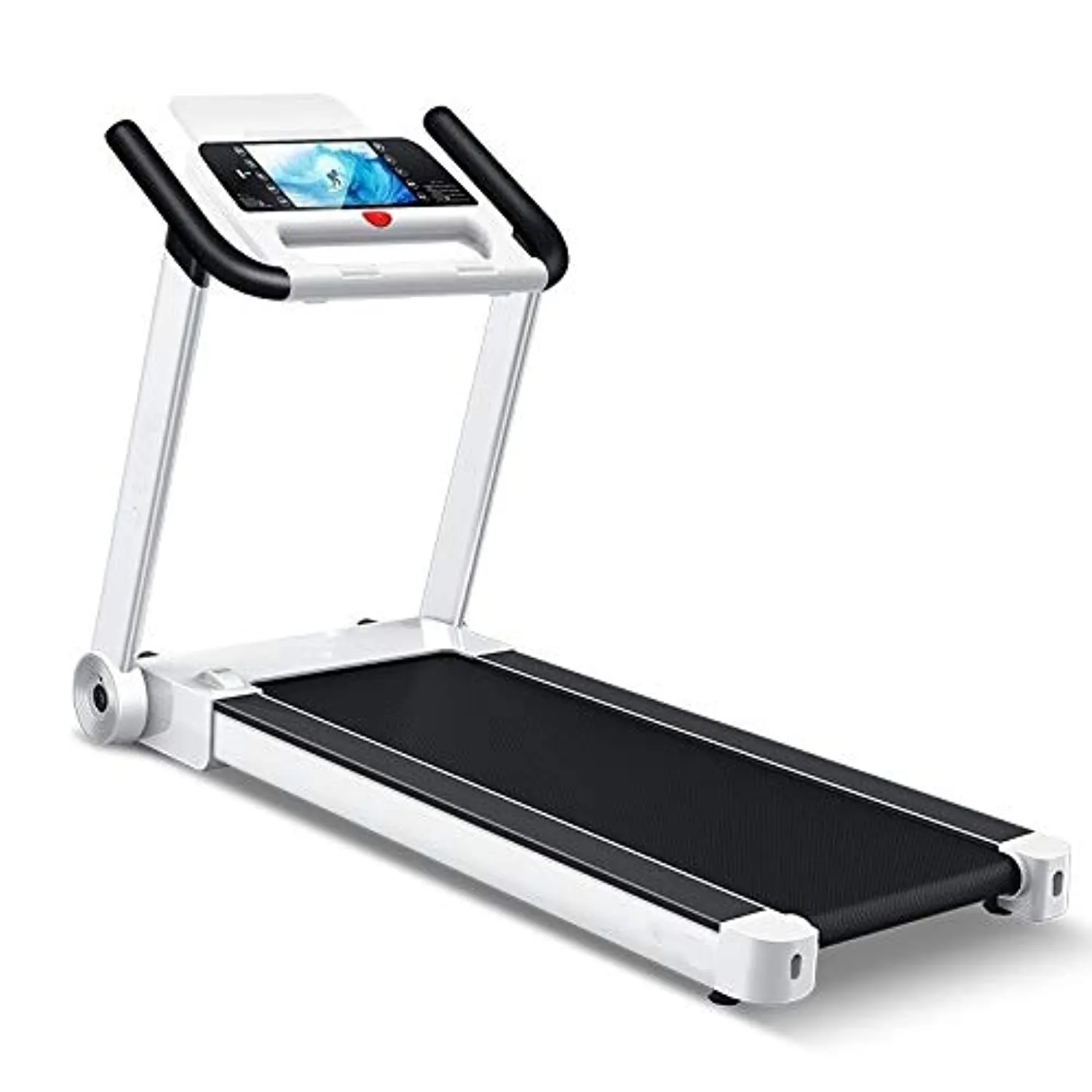 Zzfni Treadmill Indoor Treadmill, Household Electric Models Folding Ultra-Quiet Treadmill, Gym Tools Foldable Treadmill