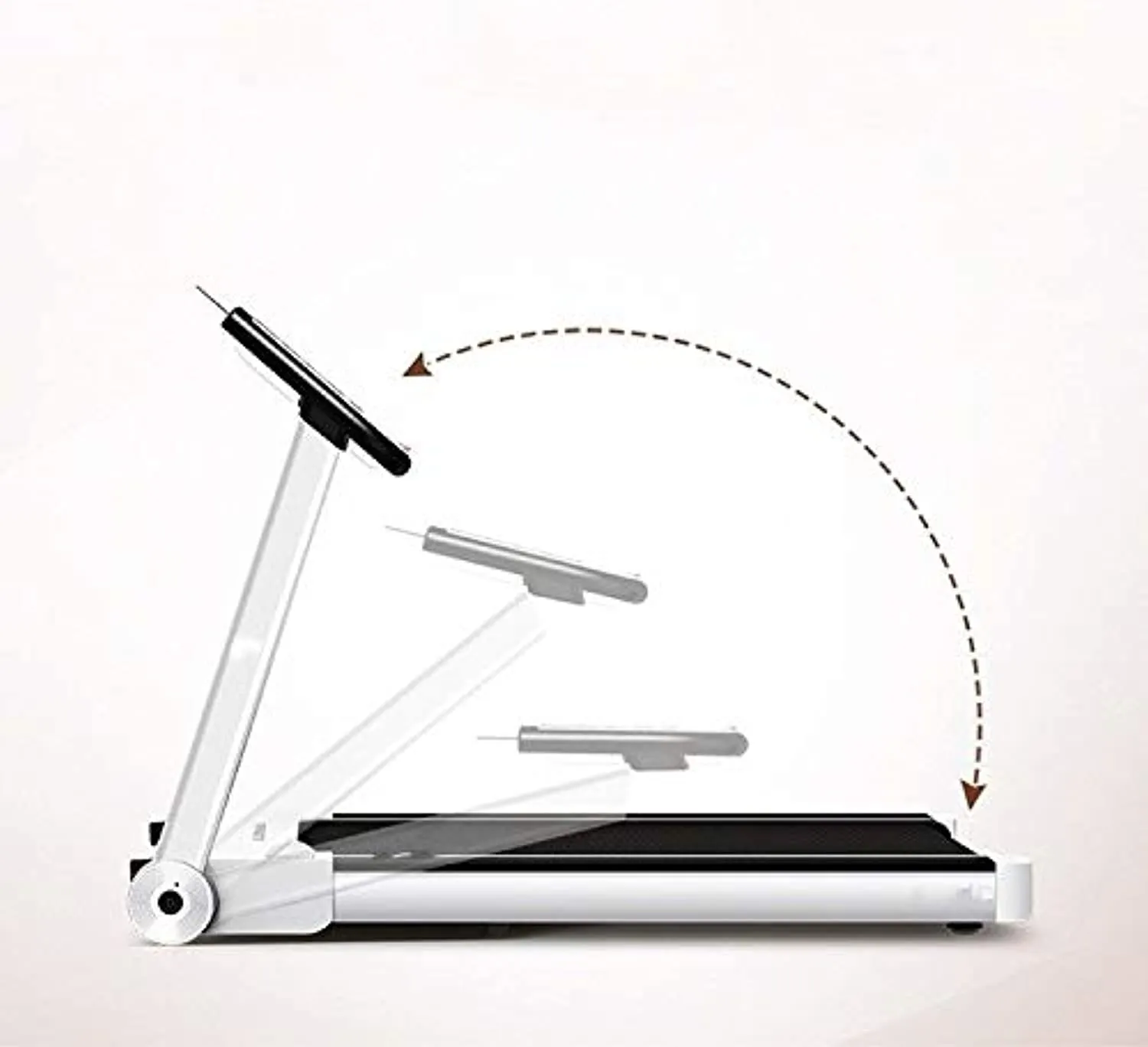 Zzfni Treadmill Indoor Treadmill, Household Electric Models Folding Ultra-Quiet Treadmill, Gym Tools Foldable Treadmill